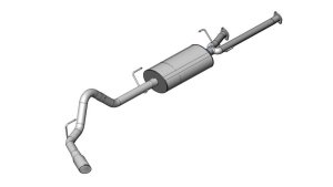 Toyota Tundra Double Cab Performance Exhaust - CORSA Performance - Sport Cat-Back - Polished - `11-`21